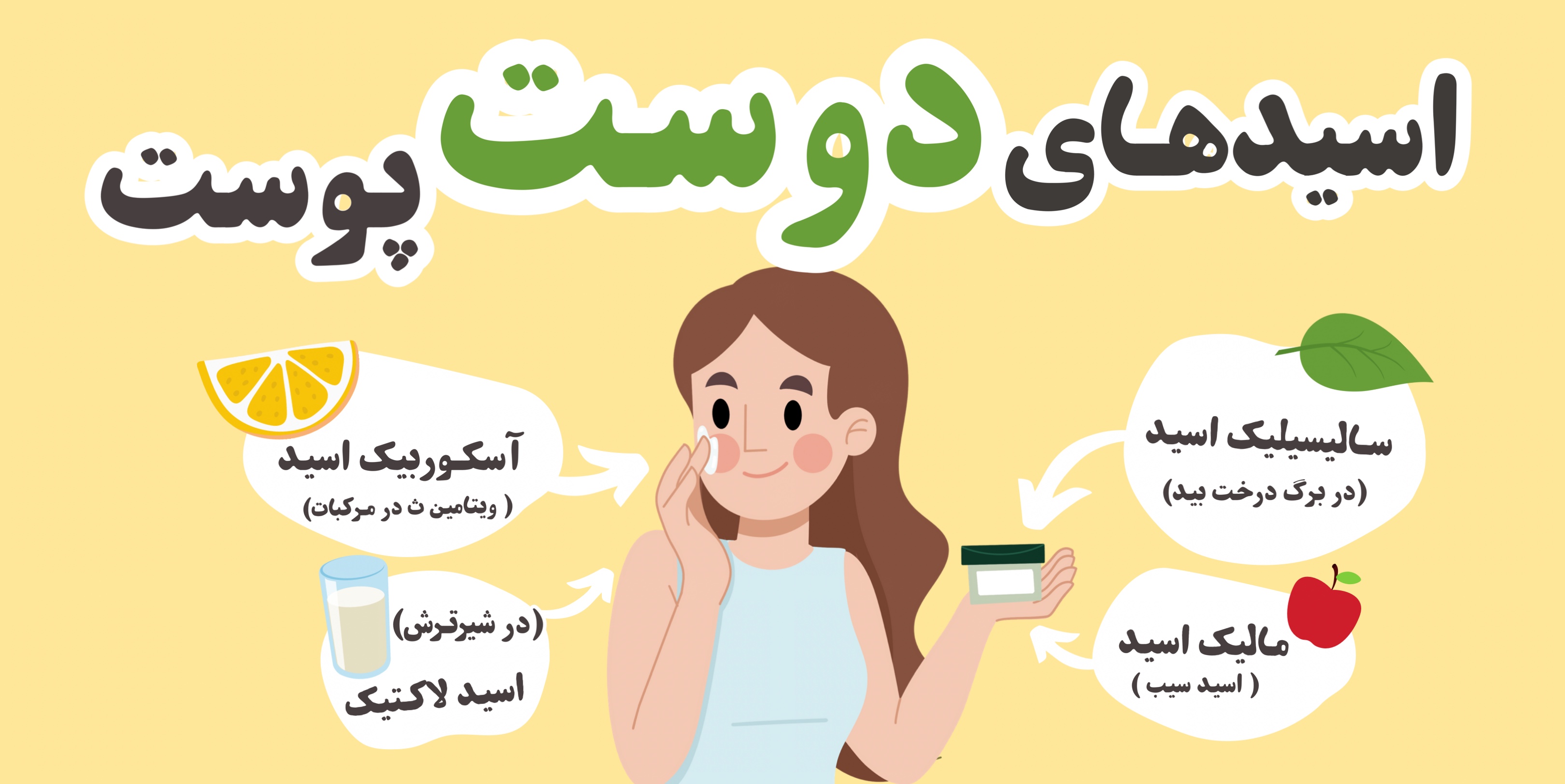 اسید هایی که برای پوست معجزه میکنند