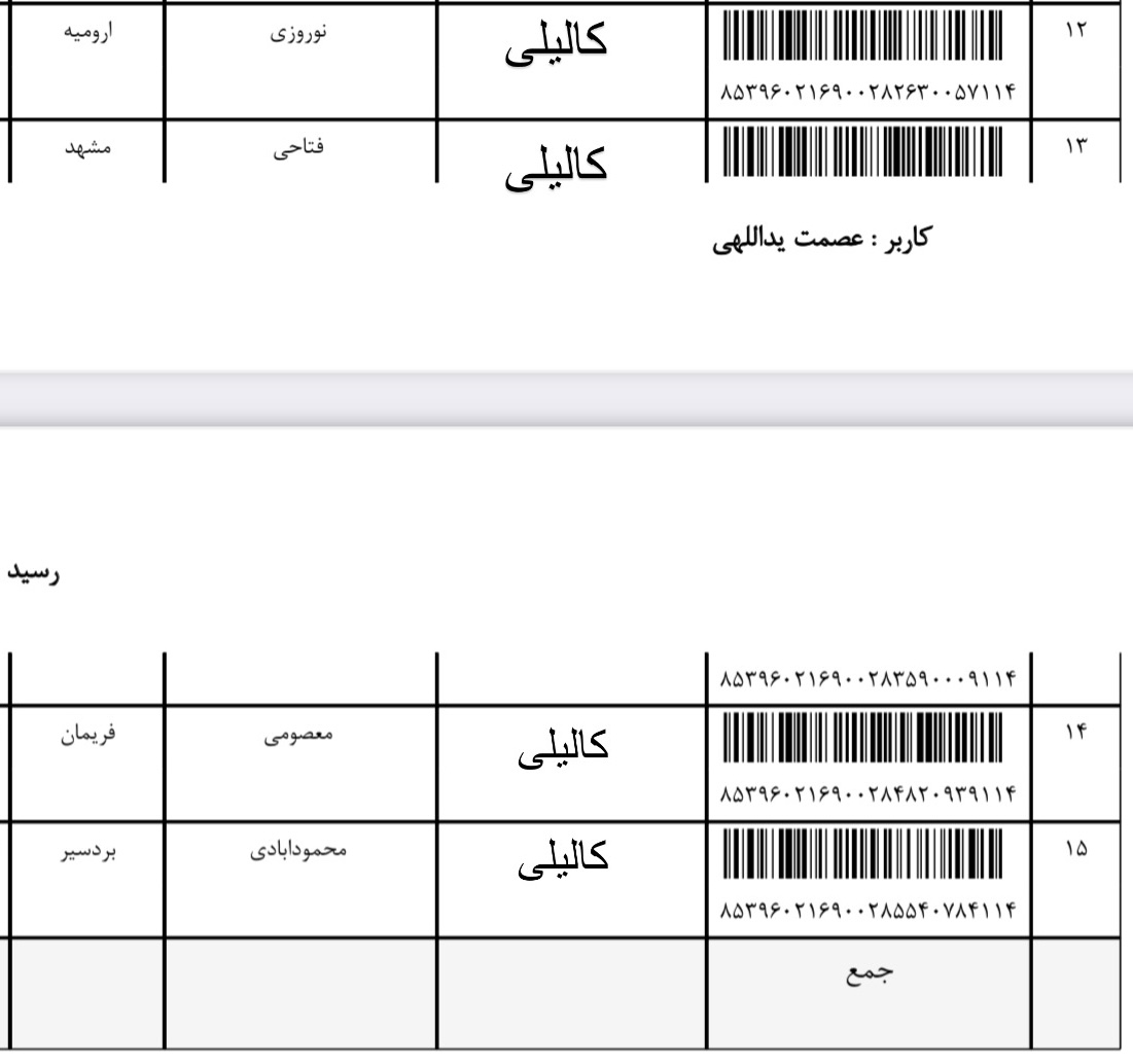 هفته دوم شهریور (شماره ۵)