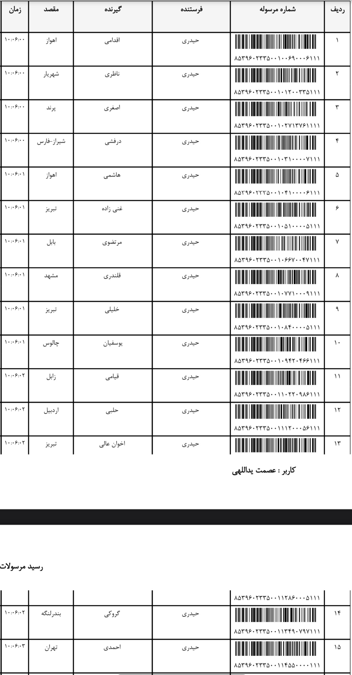 ارسال ۲۹ بهمن (فایل۲)