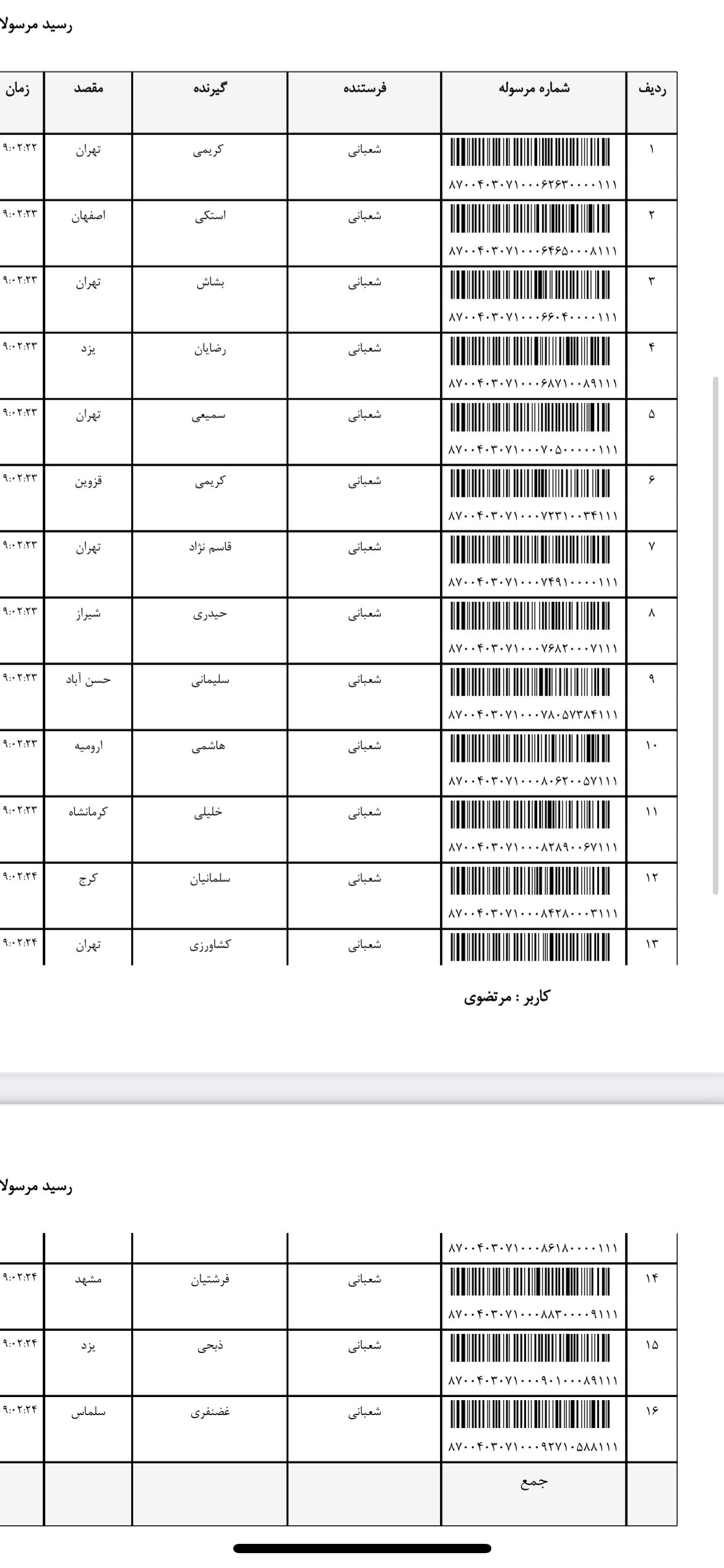 ارسال ۹ خرداد (فایل۱)