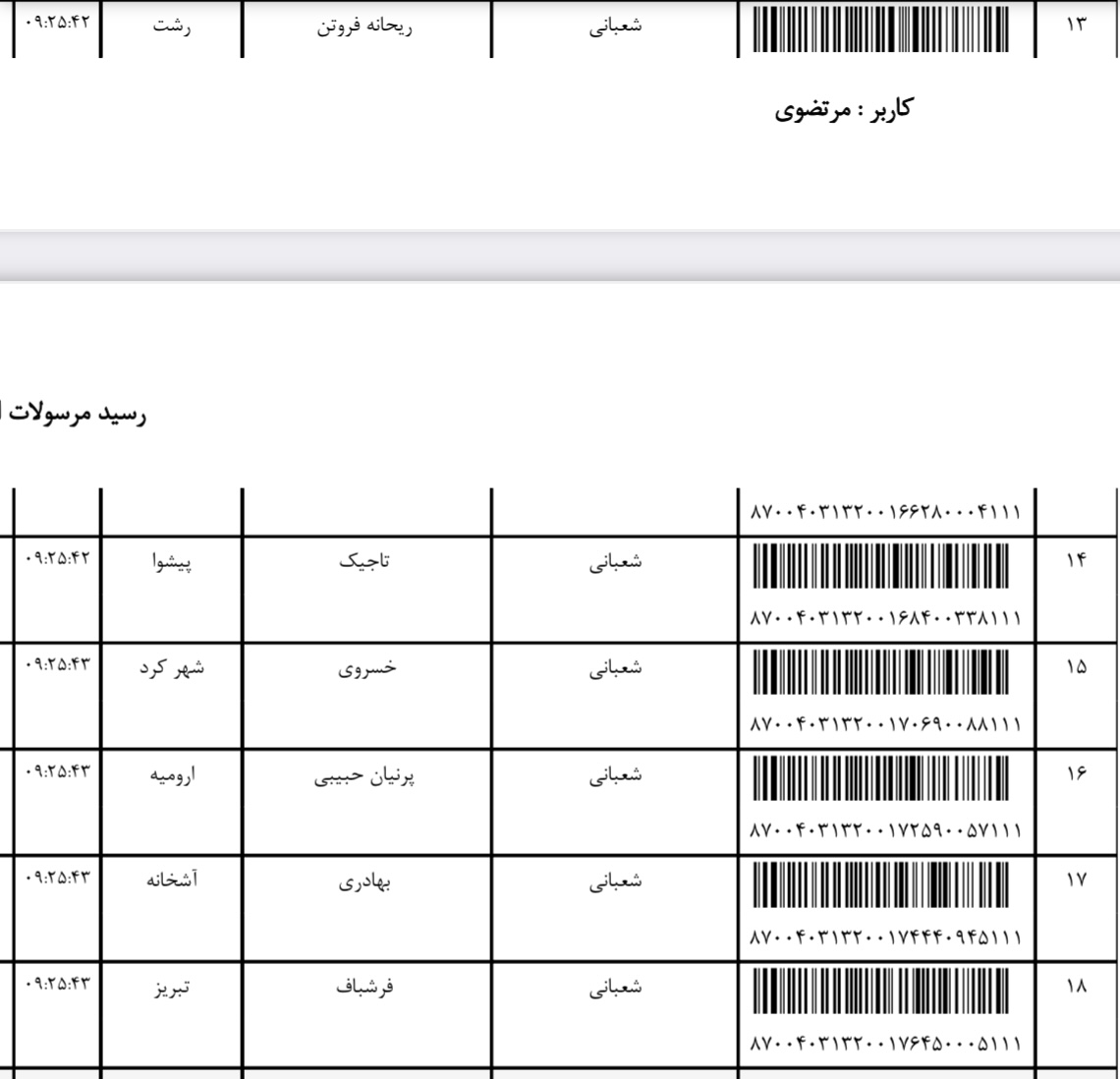 ارسال ۸ مرداد (فایل۷)